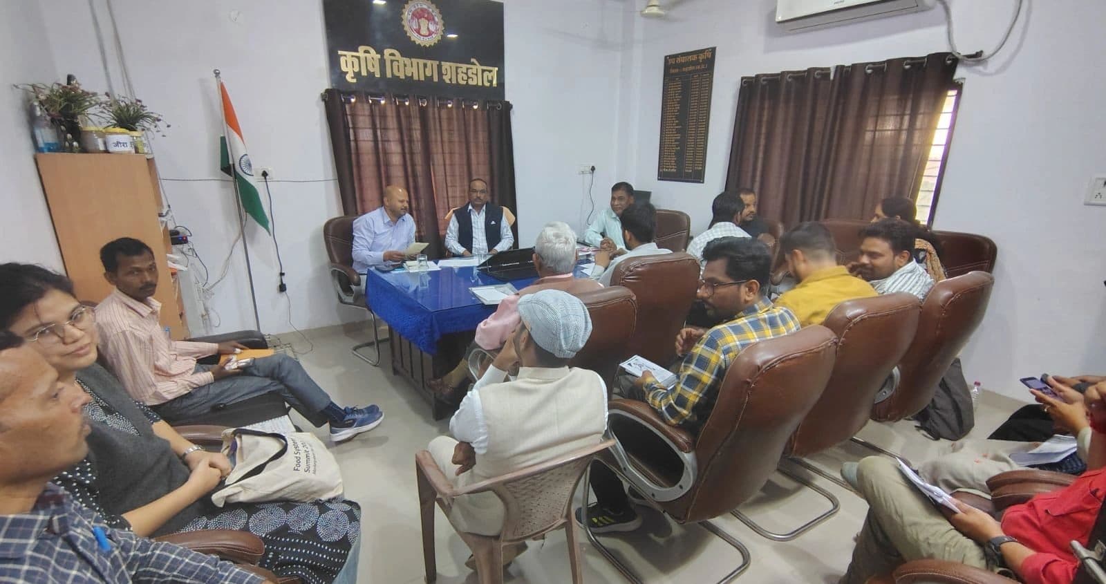 With the Agriculture Department, Shahdol
