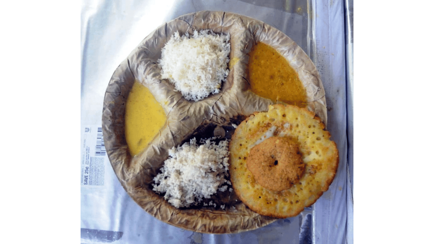 Kodo Pulao with seasonal vegetables